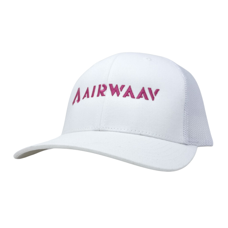 Miami Vice Trucker Hat (White/Pink)