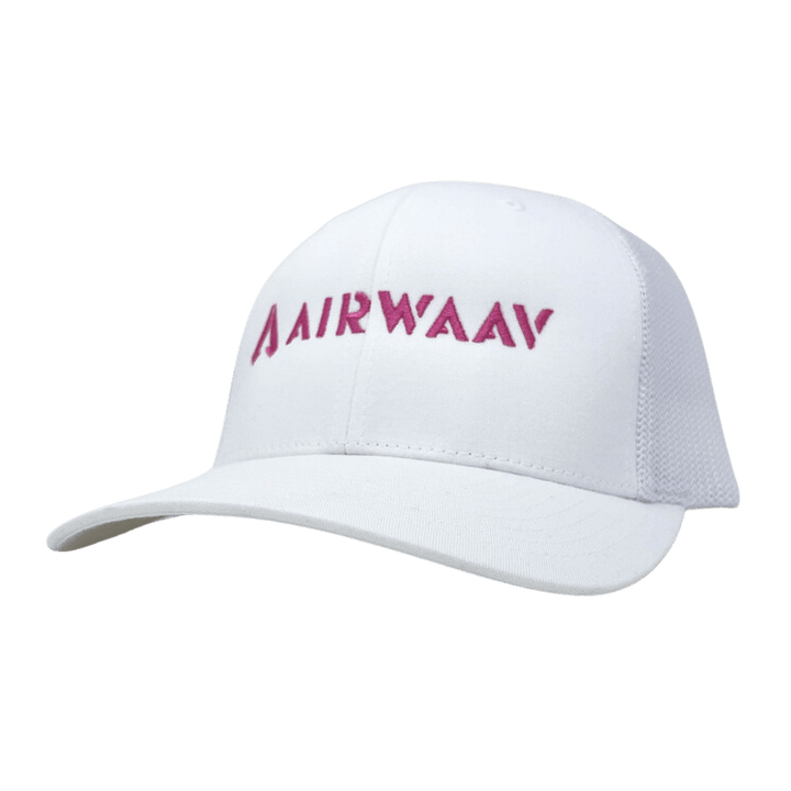 Miami Vice Trucker Hat (White/Pink) - AIRWAAV