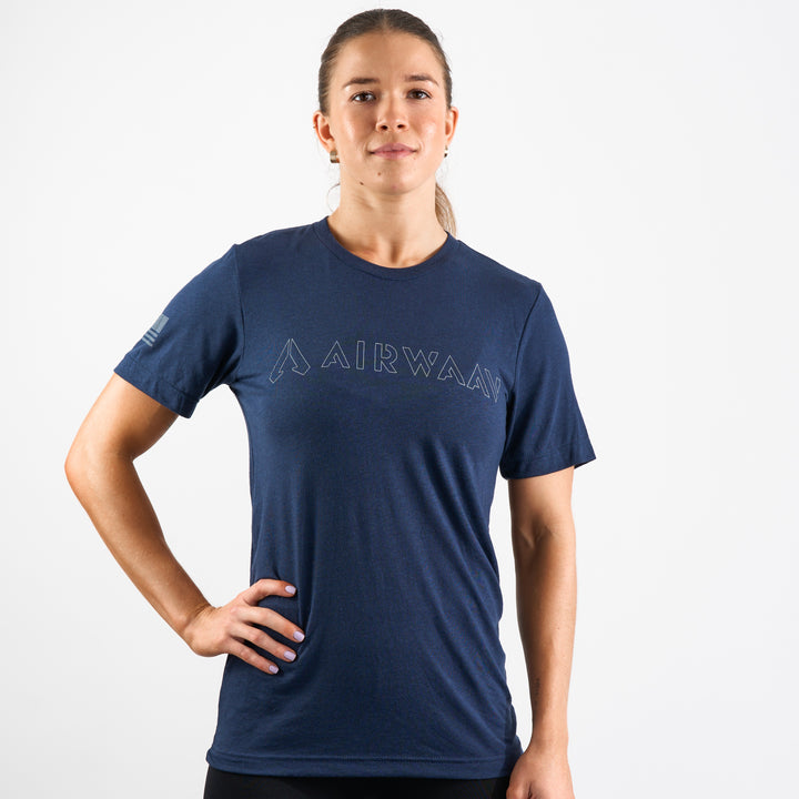 Navy AIRWAAV T-Shirt