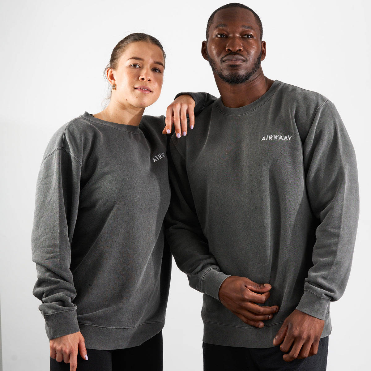 Crewneck Sweatshirt (Charcoal) - AIRWAAV