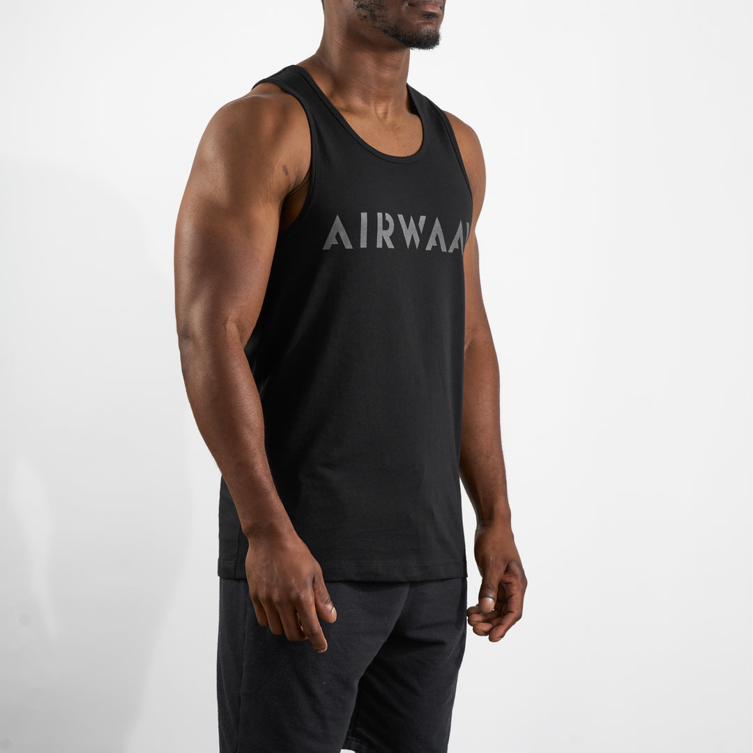 AIRWAAV Men's Brand Tank (Black)
