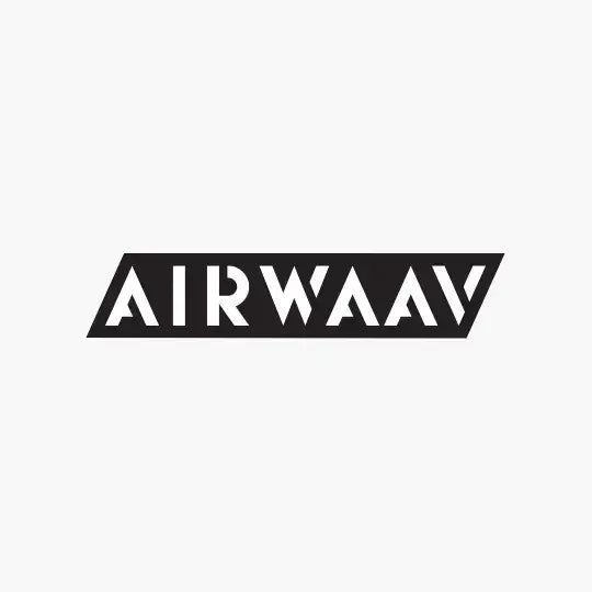 AIRWAAV Sticker (Black/White)