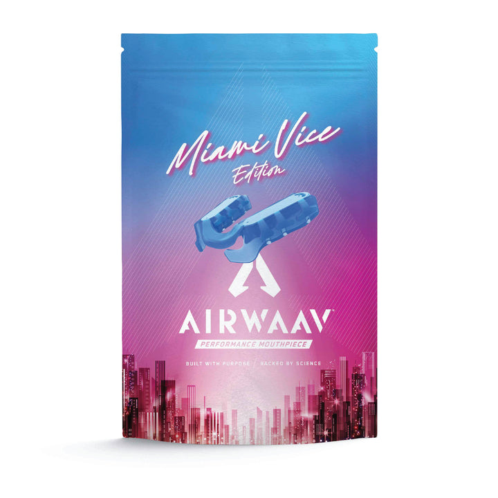 AIRWAAV PX2 Performance Mouthpiece - Miami Vice Edition - Ocean Blue