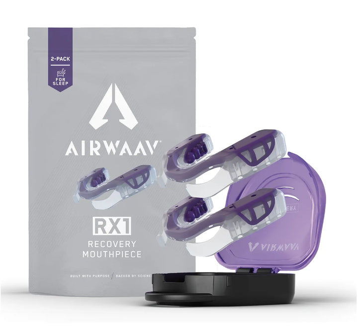 AIRWAAV Recovery RX1 Mouthpiece for Sleep 2-Pack