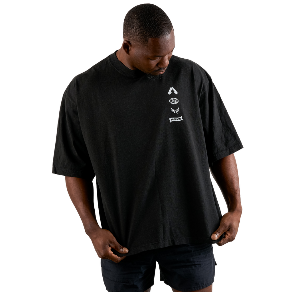 Bite the Bullet Oversized Tee - Black