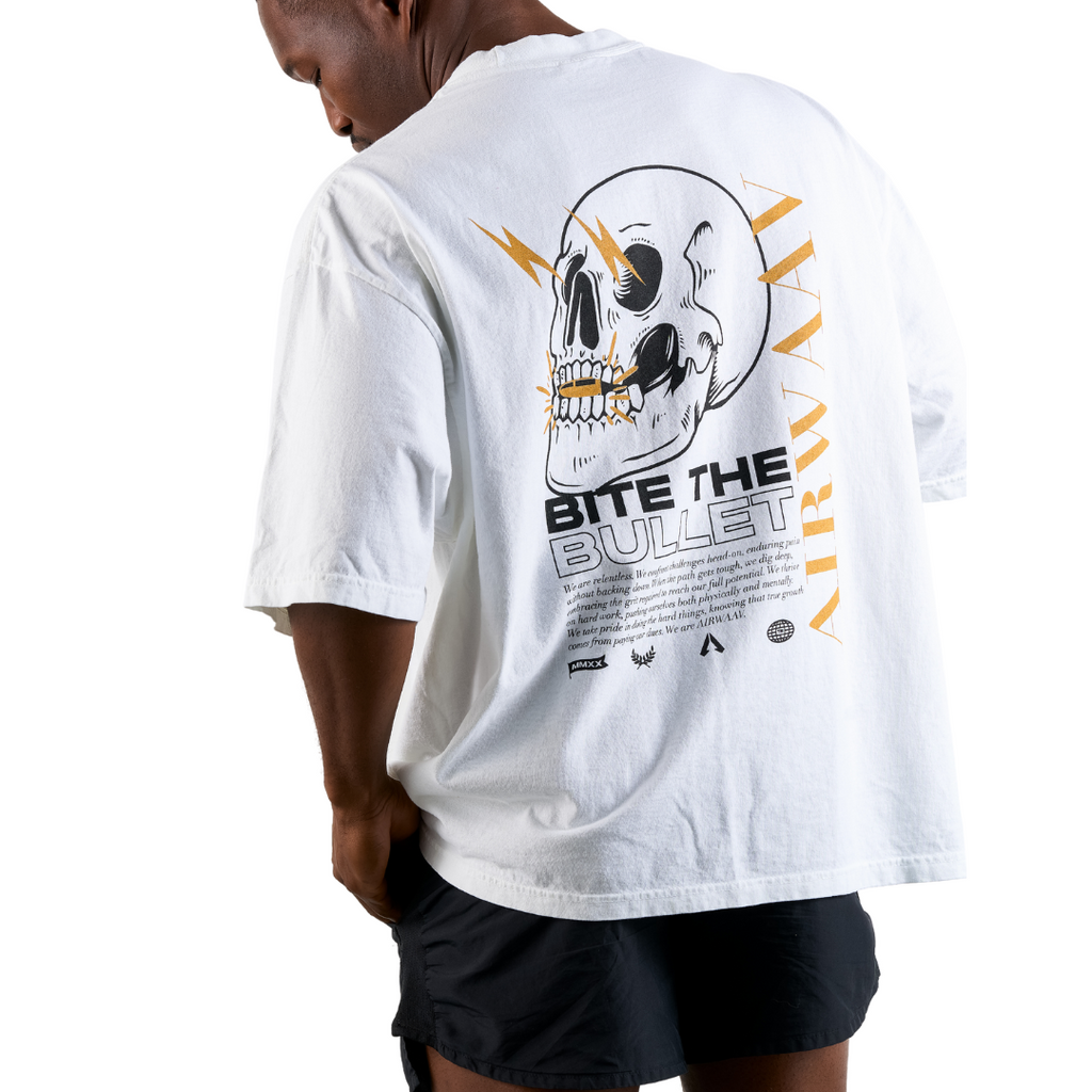 Bite the Bullet Oversized Tee - White