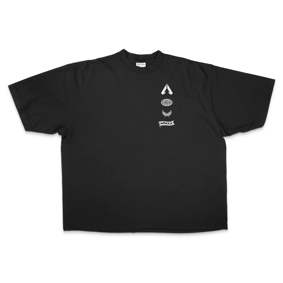 Bite the Bullet Oversized Tee - Black