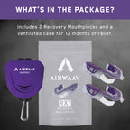 AIRWAAV Recovery RX1 Mouthpiece for Sleep 2-Pack